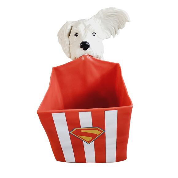 SUPERMAN 2025 Movie Exclusive Krypto Popcorn Bucket Collectible New Red & White